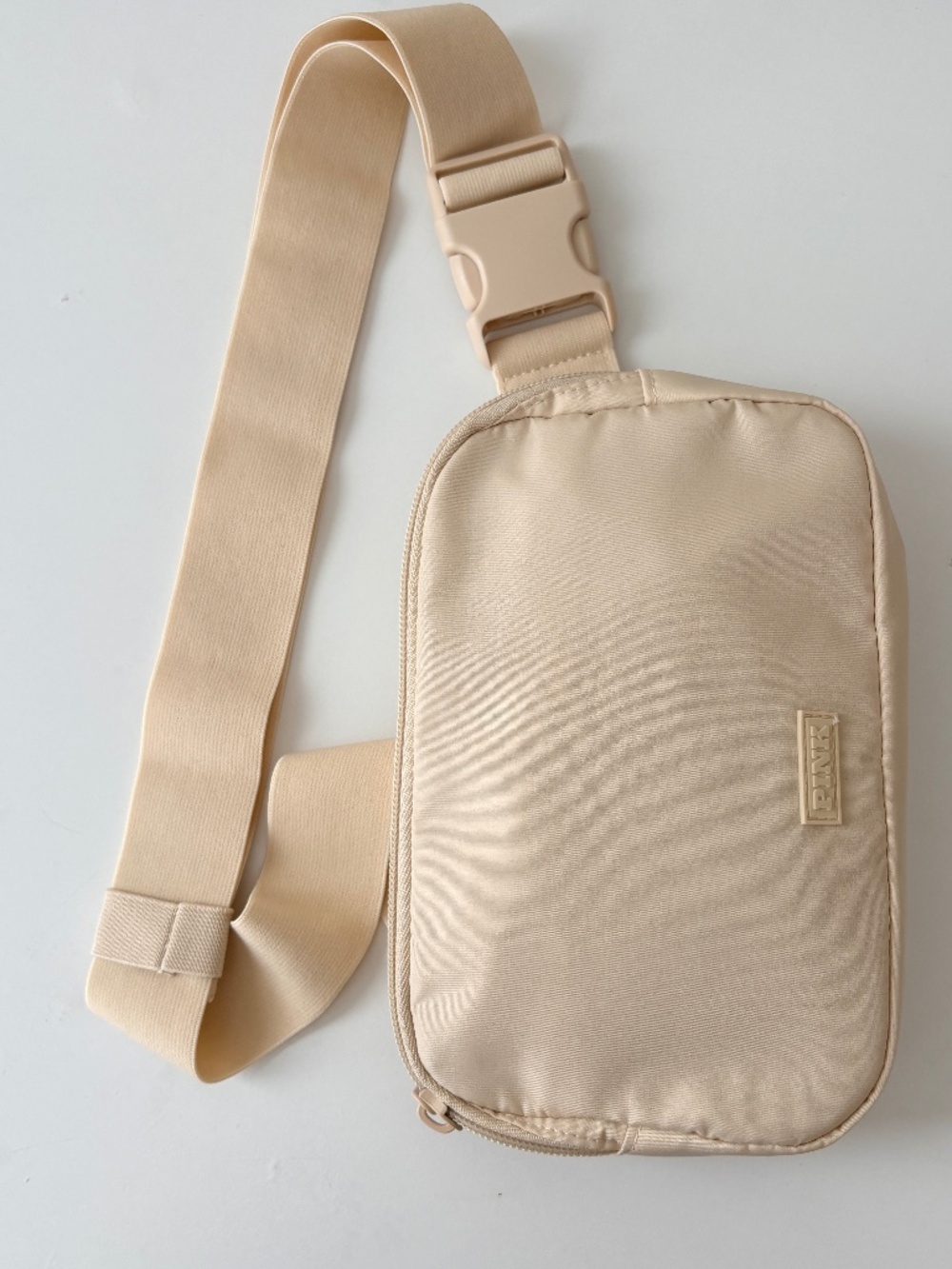 PINK Victoria's Secret Everywhere Belt Bag Beige Tan Fanny Pack Crossbody